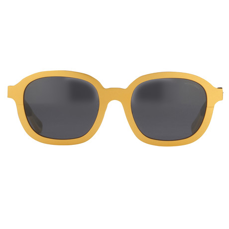 KVA53C5SUN // Unisex Sunglasses // Gold Aluminium + Black + Gray Lens