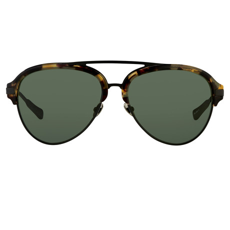 KVA74C2SUN // Unisex Sunglasses // Graphic T-Shell + Black + Green