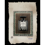 NY Times Chanel #5 Bottle // Pattern (Dark)