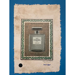 NY Times Chanel #5 Bottle // Pattern (Dark)