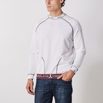Parker Raglan Long-Sleeve Pullover // White (S)