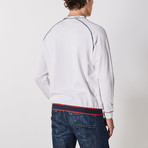 Parker Raglan Long-Sleeve Pullover // White (L)
