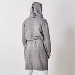 Cassidy Reversible Hooded Robe // Gray (S)