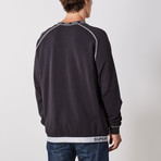 Parker Raglan Long-Sleeve Pullover // Black (L)