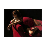 Fabian Perez // Rojo Sillon III 2nd St // Numbered + Signed Limited Edition