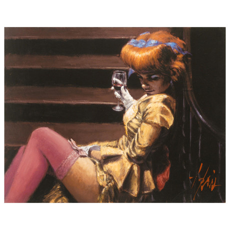 Fabian Perez // Cortigiana Su Le Scale // Numbered + Signed Limited Edition