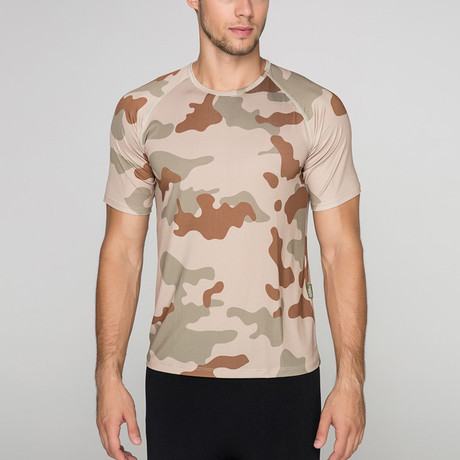 Army Microfiber T-Shirt // Brown (XS)