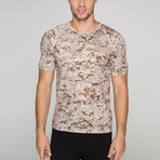 Army Microfiber T-Shirt // Beige (M)