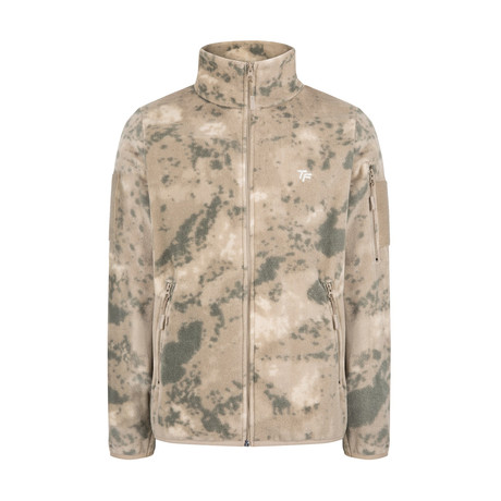 Fleece Zip-Up Jacket // Camouflage (XS)