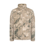 Fleece Zip-Up Jacket // Camouflage (S)