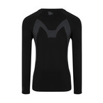 Demarcus Long Sleeve Thermal Base Layer Top // Black (S-M)