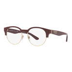 Burberry Women's Optical Frames // Spotted Brown + Light Gold