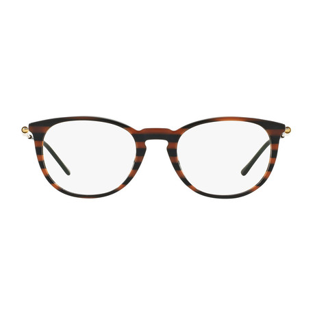 Versace Women's Optical Frames // Brown Black + Gold
