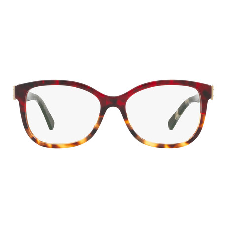 Burberry Women's Optical Frames // Red Havana + Light Havana