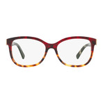 Burberry Women's Optical Frames // Red Havana + Light Havana