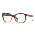 Burberry Women's Optical Frames // Red Havana + Light Havana