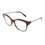 Ferragamo Women's Optical Frames // Tortoise + Green