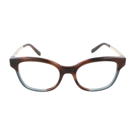 Ferragamo Women's Optical Frames // Tortoise + Green