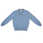 Argento Cashmere Sweater // Blue (Euro: 54)