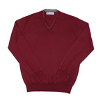 Jorg Cashmere Blend Sweater // Burgundy (Euro: 46)