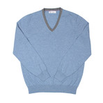 Argento Cashmere Sweater // Blue (Euro: 46)