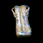 Rare Roman Glass Double Balsamarium with Beautiful Iridescence // Roman Empire Ca. 100-300 CE