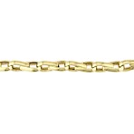 Classical Bicycle Link Chain // 14K Gold + Stainless Steel