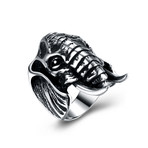 Indian Elephant Ring // Stainless Steel (Size 10)