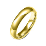 Classic Simple Band Ring // 14K Gold + Stainless Steel (8)