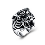 Bengali Tiger Statement Ring // Stainless Steel (Size 9)