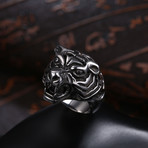 Bengali Tiger Statement Ring // Stainless Steel (Size 12)
