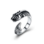 Amazonian Pisces Ring // Stainless Steel (10)