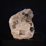 Pyrite Cubes in Matrix