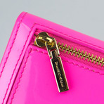 Versace // Medusa Head Continental Patent Wallet // Pink