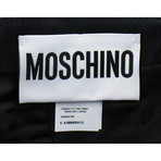 Moschino // Leather Quilted Baseball Cap // Red