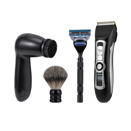 Trimming Tool + Deep Cleansing Facial System + Smooth Shave Kit