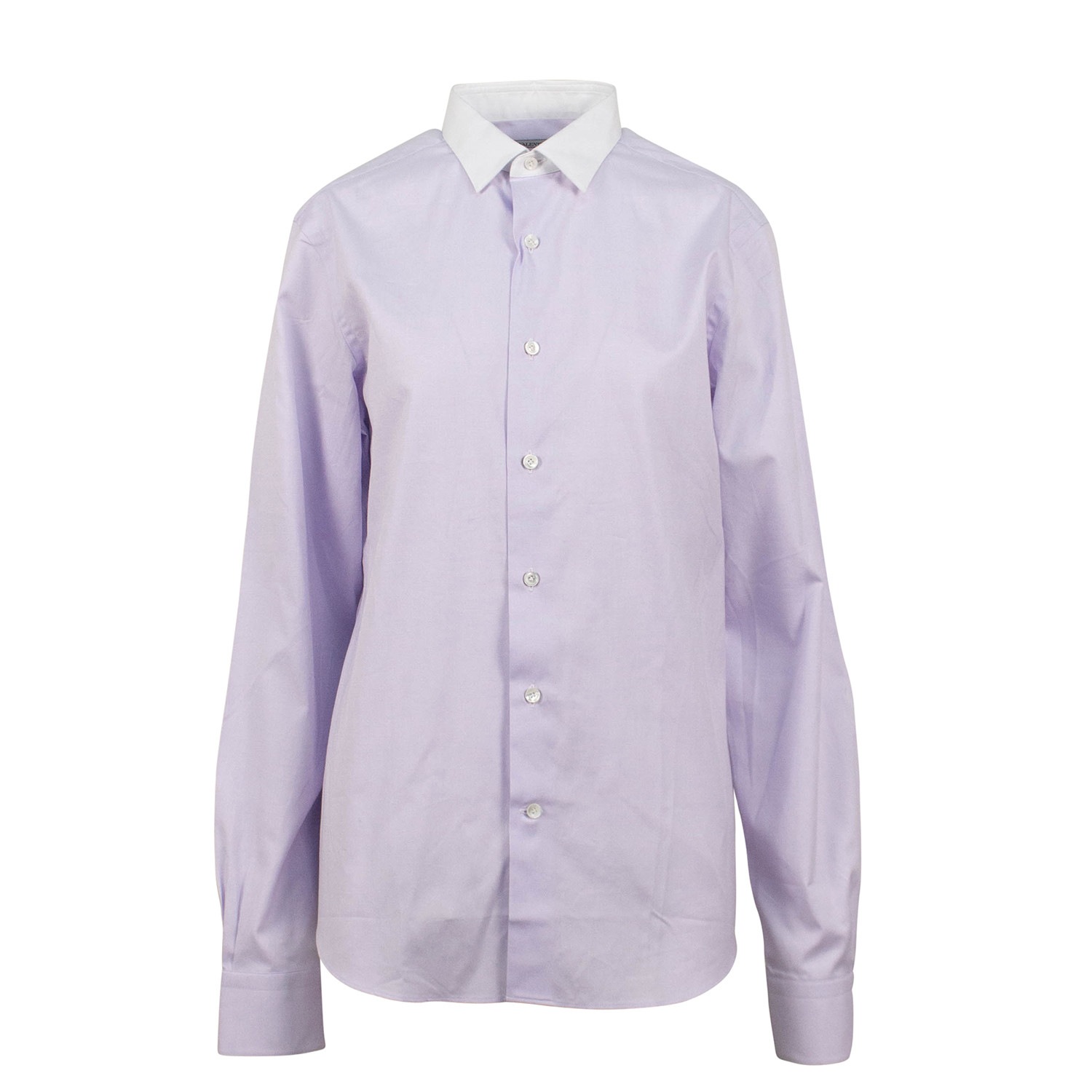 Button Down Shirt // White + Purple (US: 15.5R) - Valentino - Touch of