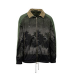 Palm Tree Print Windbreaker // Green (Euro: 52)