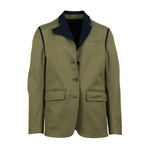 Reversible 3-Button Sport Coat // Green + Navy (Euro: 44)