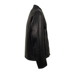 Wool + Leather Jacket // Black (Euro: 50)