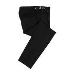 Black Side Buckle Straight Leg Wool Pants // Black (Euro: 44)