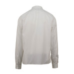 Concealed Half Button-Up Shirt I // White (US: 15.75R)