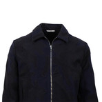 Wool Camo Jacket // Navy Blue (Euro: 46)