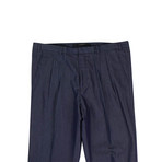 Pleated Denim Pants // Blue (Euro: 54)