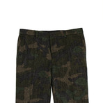 Herringbone Camo Wool Pants // Green (Euro: 48)