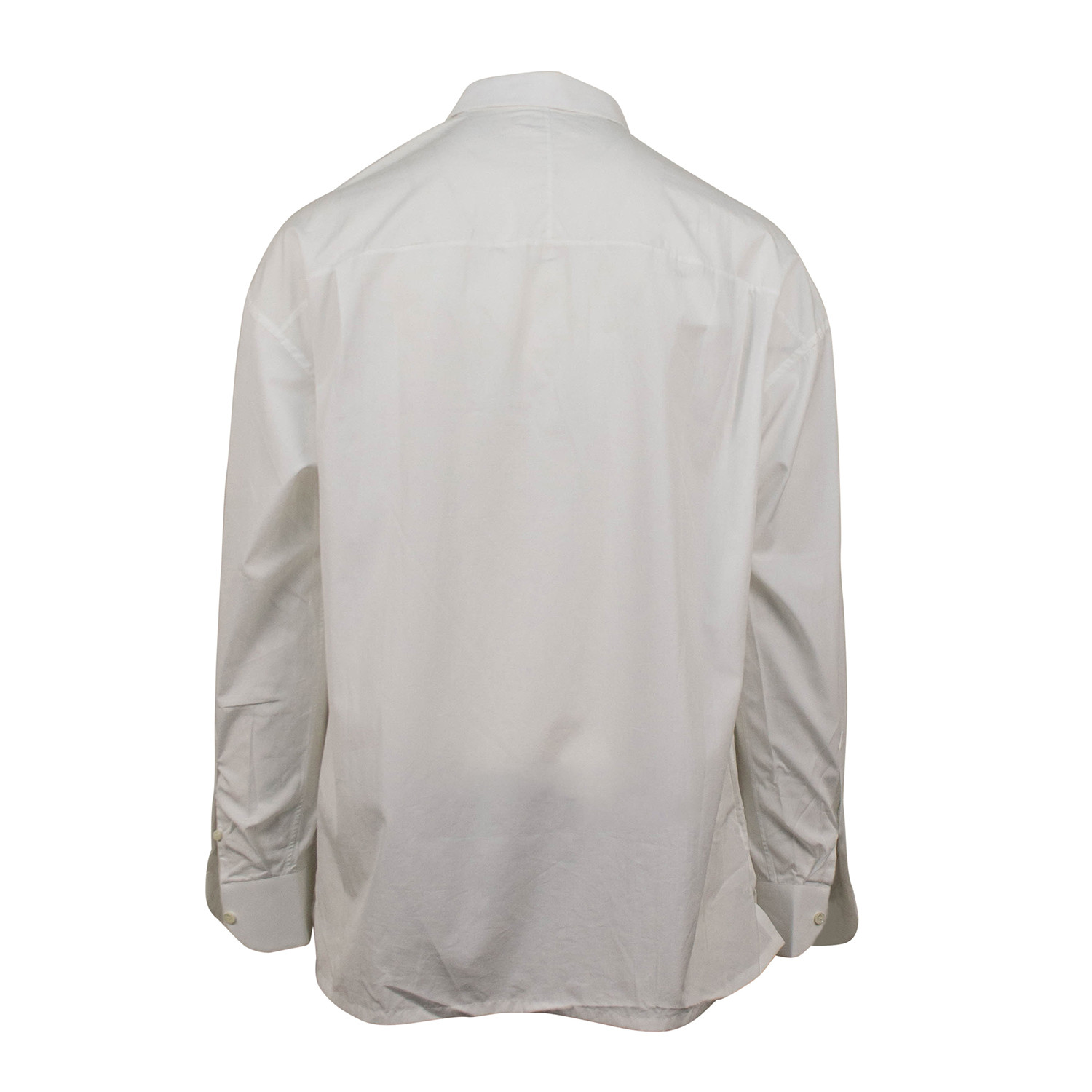 Concealed Half Button-Up Shirt II // White (US: 16L) - Valentino ...