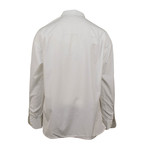 Concealed Half Button-Up Shirt II // White (US: 15.75R)