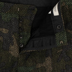 Herringbone Camo Wool Pants // Green (Euro: 48)