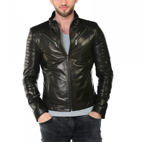 Ace Leather Jacket // Black (Euro: 46)