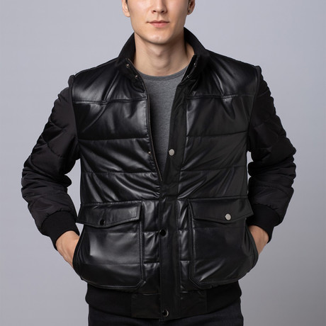 Baker Leather Jacket // Black (Euro: 46)